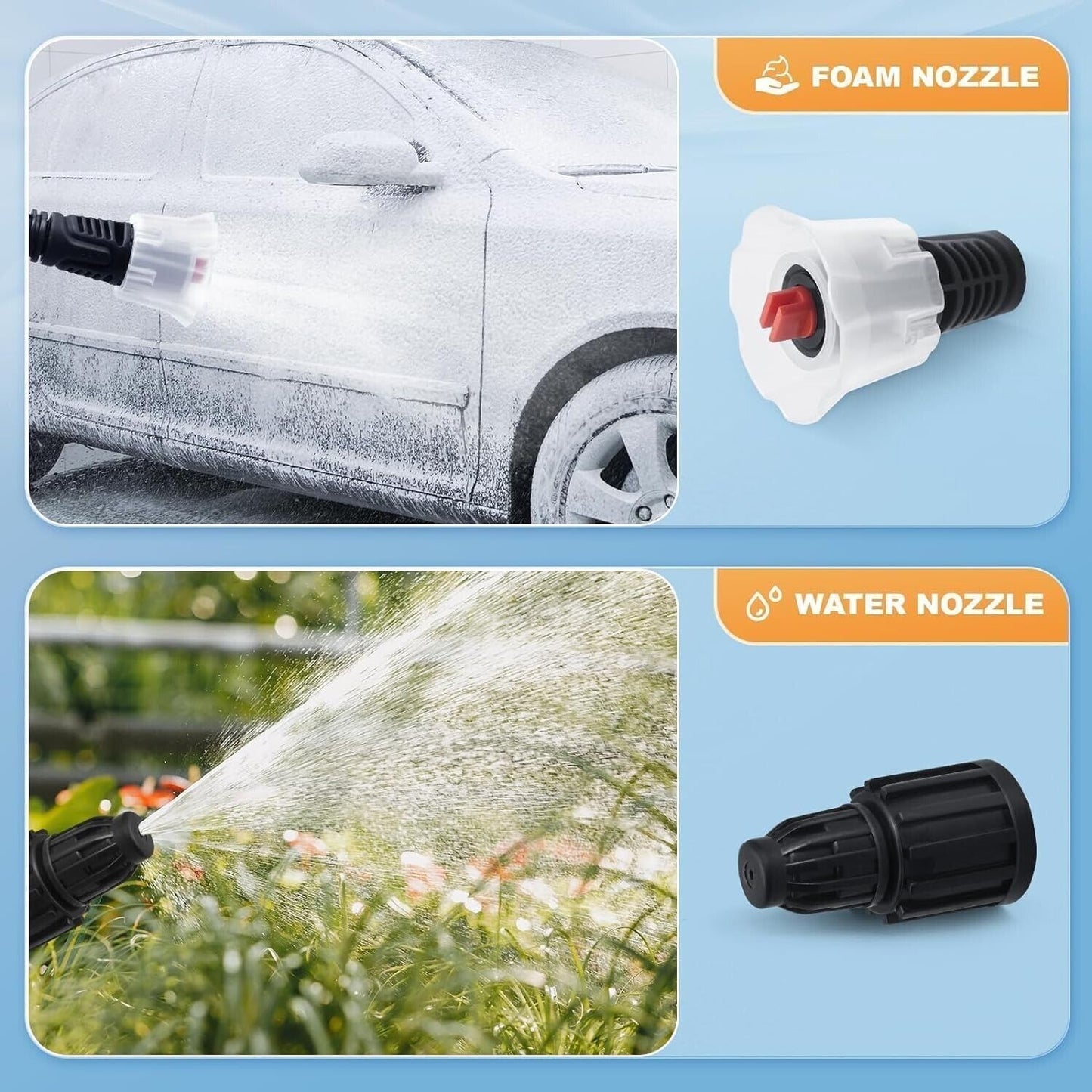 2L Car Wash Foam Sprayer Hand Held Wash Spray Bottle Snow Foam Detailing UK