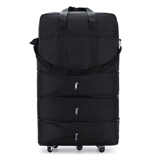 42 Inches 6 Wheels Extra Large Lightweight Luggage Trolley Suitcase Travel Bag