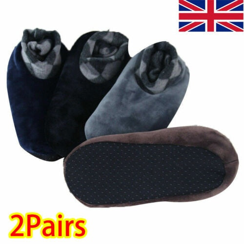 2Pair Women Men Winter Warm Thicken Bed Sock Non Slip Elastic Floor Sock Slipper